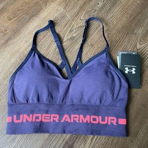 NWT Purple Under Armour Sports Bra